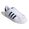 Adidas Originals Superstar Shoes 'Cloud White Navy Blue' FZ3560