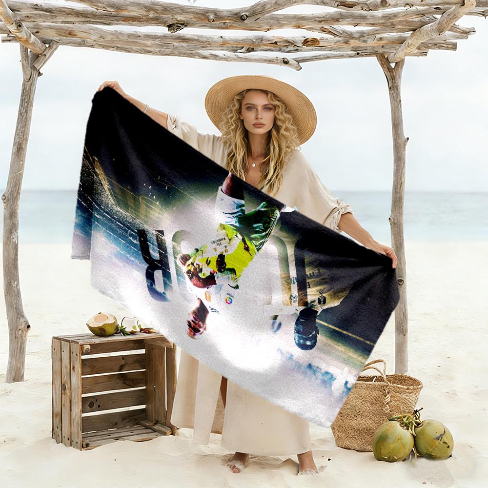 Terry's Leadership Field Beach Towel Soft Durable Quick-Dry Comfortable Lightweight