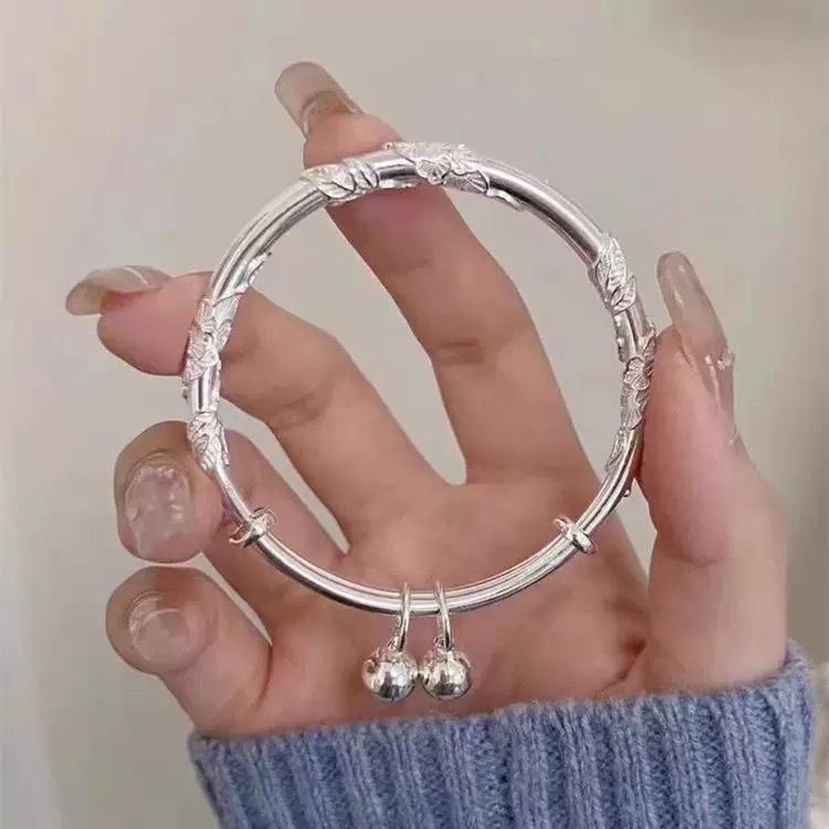 Bracelet Welfare Bamboo Lotus Bracelet Chinese Butterfly Ping An Ins Student Bracelet Simple Hand