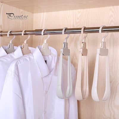 10Pcs Cabides de plástico dobráveis Design dobrável Estável Durável Design de suporte de carga Não deforma facilmente Cabides de secagem de roupas