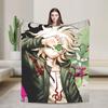Nagito Komaeda The Ultimate Blanket  Warm Soft Funny Plush Bedding Throws For Couch Chair Camping Flannel Bedspread Bed Cover