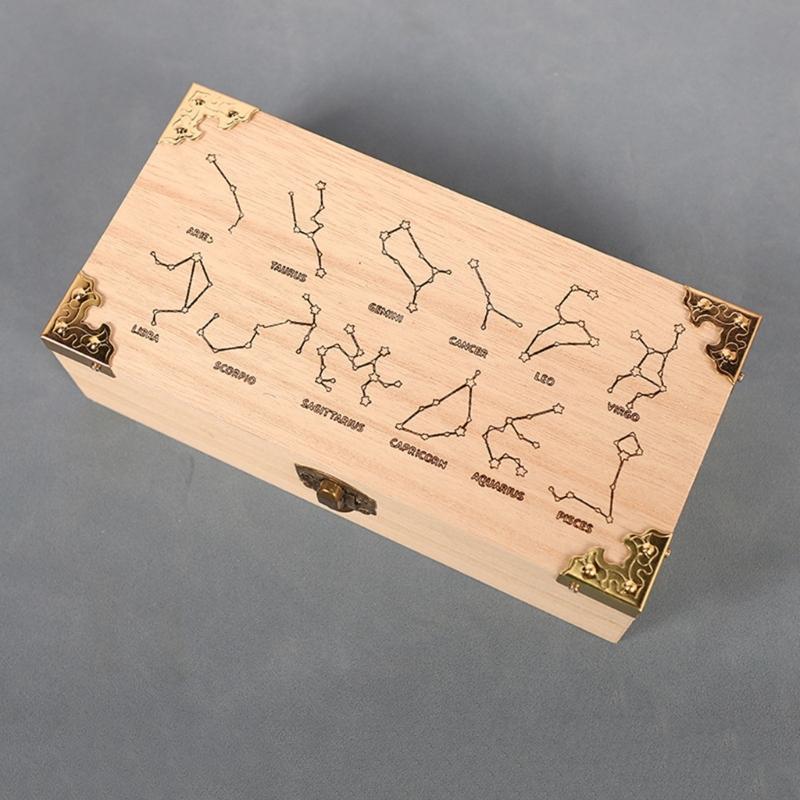 Fashion Wood Playing Card Holder Deck Box Storage Case Organizers Playing Cards Poker Card Box Handcrafts For Men Women