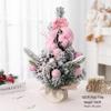 Pink Mini Christmas Tree Ornament - Desktop Simulation Cedar for Home or Window Decoration