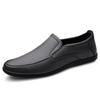 Fashion New Men's Shoes Handmade Men Casual Leather Loafers For Man Versatile Mocasine Slip-On Flats Design Man Driving Shoes Boat Shoes