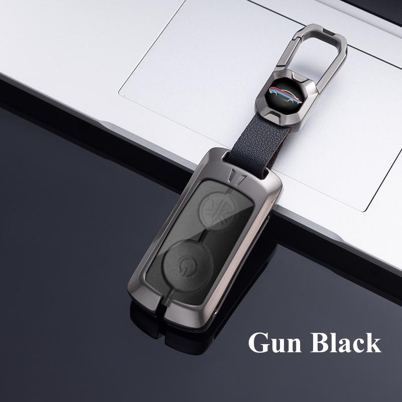 Metall Zink Auto Fernbedienung Schlüssel Fall Abdeckung Shell Für Yamaha NVX NVX155 XMAX 250 300 400 MVX 55 QBIX JAUNS AEROX 2 Taste Schutz FOb