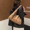 Tote bag women's 2025 new messenger hollow bag class commuter bag shoulder bag casual handbag