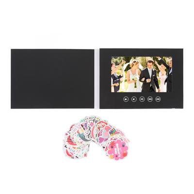 Electronic Greeting Card 720P HD Playback LCD Color Screen DIY Electronic Video Brochure for