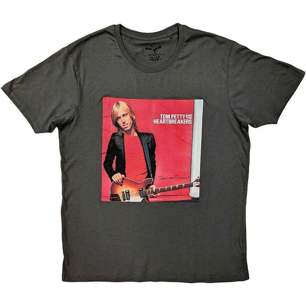 Tom Petty  The Heartbreakers Unisex TShirt Damn The Torpedoes Charcoal Grey M