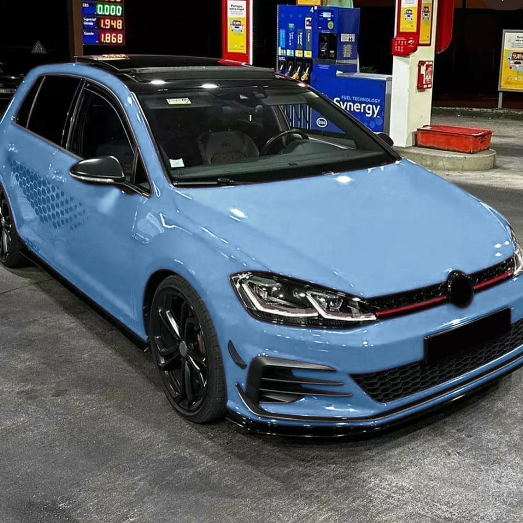 Front Bumper Spoiler Fog Lamp Cover Air Knife Splitter Body Kit For Volkswagen Golf 7.5 GTI 2017-2019