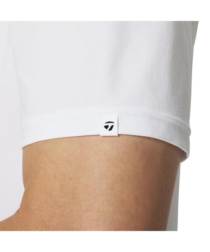 TaylorMade Circle Logo S/S Mock Black, White, Size L, Men's, 2025SS UN650