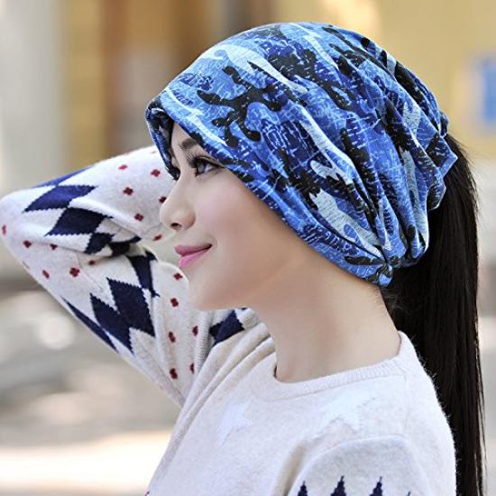 [Kistyle] Mütze Herren Damen Strickmütze Dünn Ganzjährig Camouflage Camouflage (Woodland C)