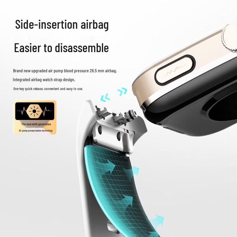 KPEP Medically Certified High-Precision Airbag Blood Pressure Smartwatch (CN version)