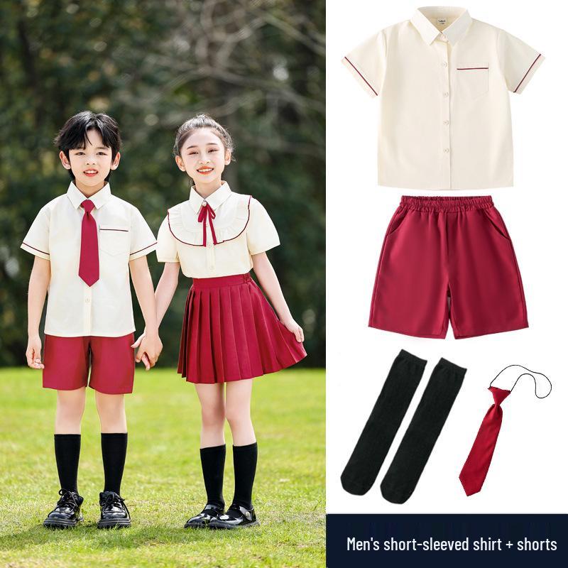 Vierteiliges Schuluniform-Set für Frühling & Herbst für die 1.-2. Klasse: Sportbekleidung im Schulstil für Grundschule & Kindergarten