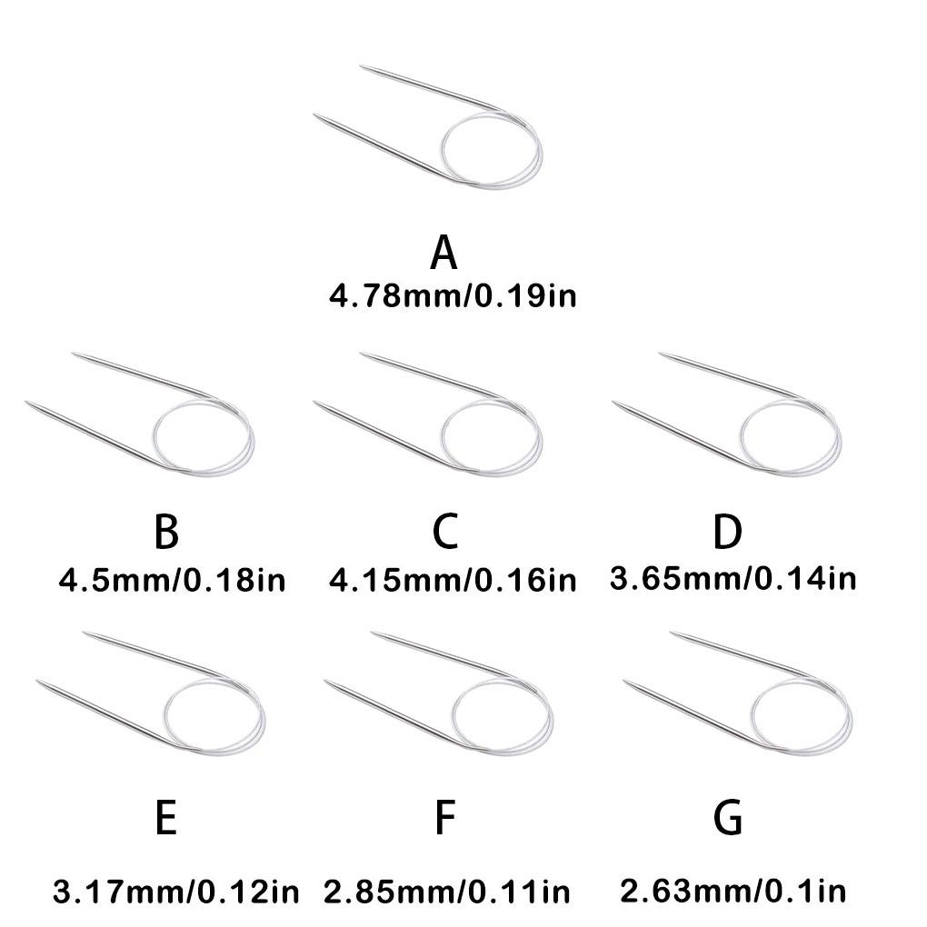 Circular Needles Stainless Embroidery Tools Professional Sewing Needle