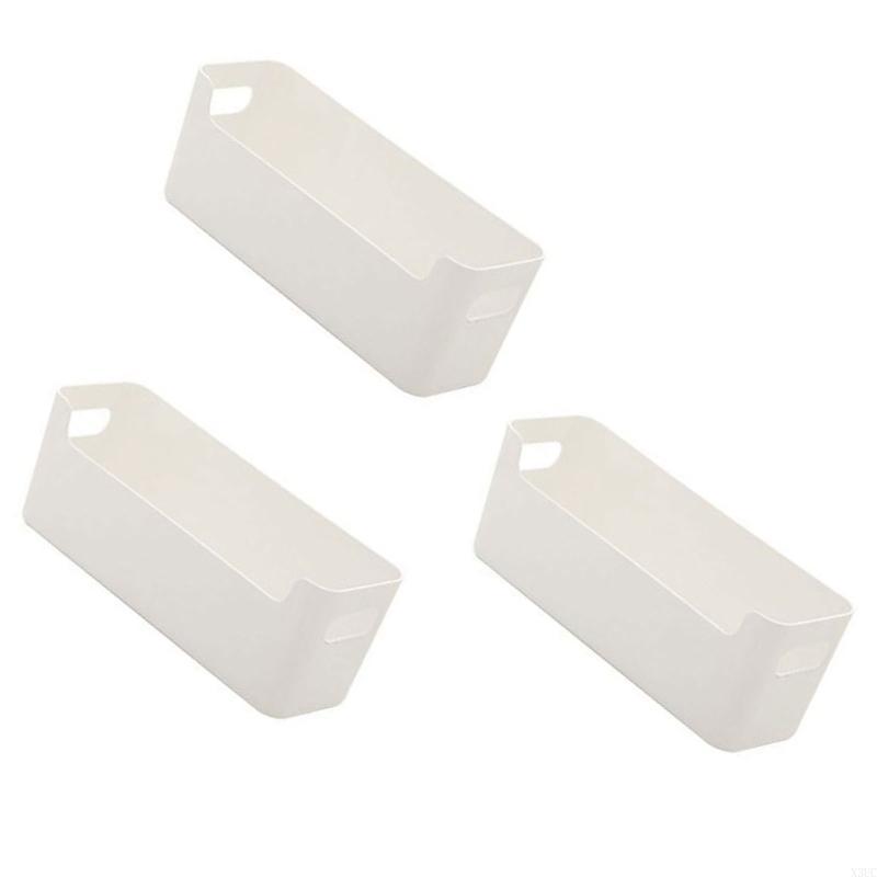 3Pcs Easy Install Hanging for Bathroom Multifunctional Storage Boxes for Renters Kitchen Accessories Holder X3UC