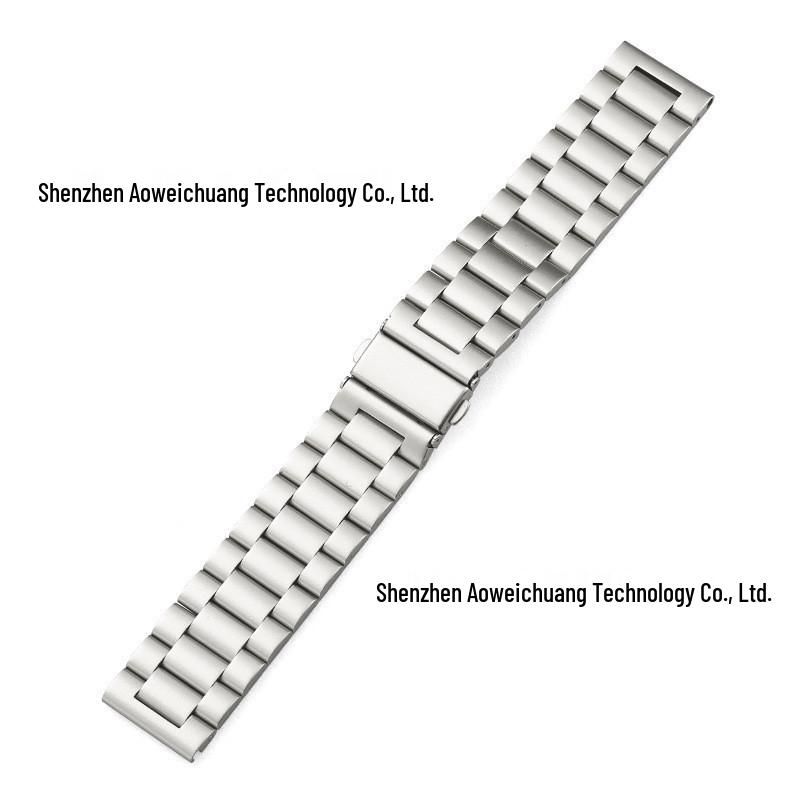 Universellt Metall Rostfritt Stål Klockarmband för Apple, Samsung, Huawei