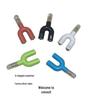 USB-C U-Shaped 3.5mm Headphone & Mic Splitter for Live Streaming