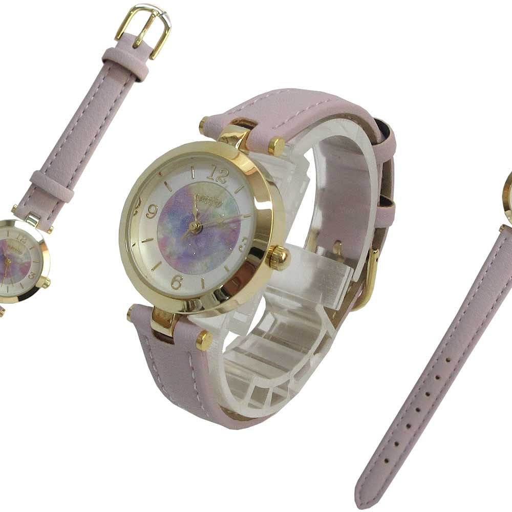 Fieldwork Analog Epi Leather Strap White ST216-1 Women's Watch,