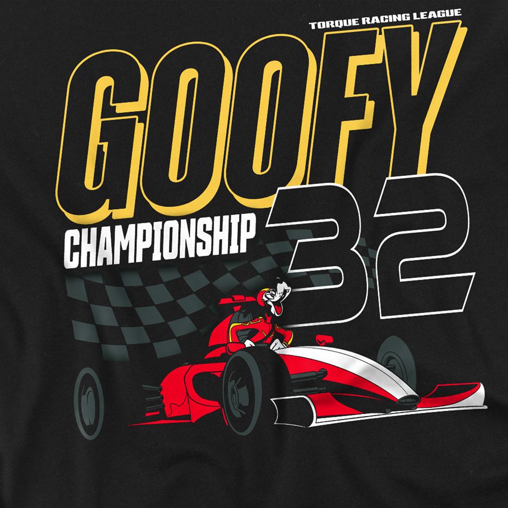 Disney Unisex Adult Goofy Racing Monaco Long-Sleeved T-Shirt