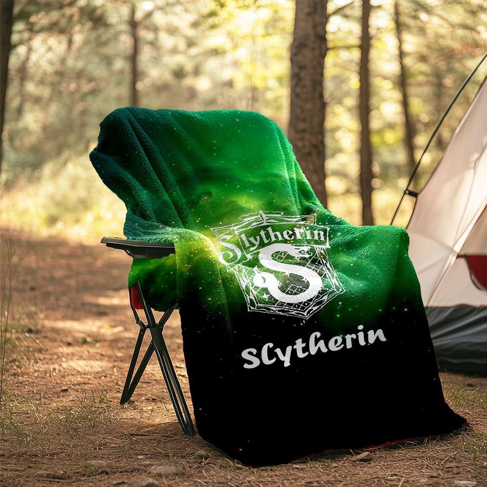 Slytherin House Logo Outdoor Blanket Soft Cozy And Lightweight For All Seasons Perfect For Travel Camping Picnics Sofa Office Bed Living Room And