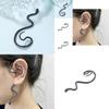 Trendy Exaggerated Snake Ear Cuffs For Women Edgy Alloy Metal Ear Wraps