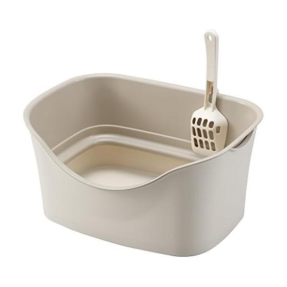 Bonbi Easy Cat Toilet W Block Ivory