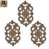 European Floral Wood Carving Decorative Panels for Doors and Walls