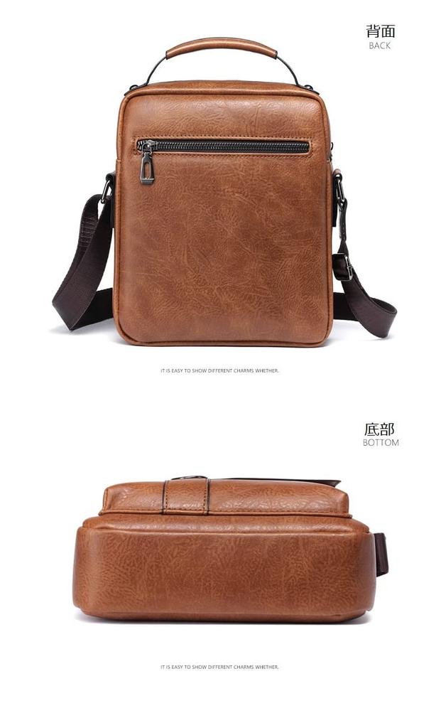 Shoulder Messenger Retro Shoulder Casual [mikan] Men's Bag, Bag, Design, Crossbody, Bag, Handbag, Waterproof, Business,