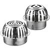 Dome Drain Cover Floor Sink Strainer Dome Hair Catcher Stainless Steel Unclogger for Basements Bathroom Yard Garden Balcony