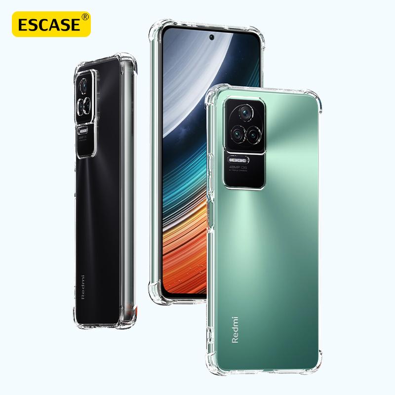 Redmi K40S Phone Case, Xiaomi Redmi K40s Protective Cover, Full Protection Airbag Shockproof Soft, ES-Ip9 Series Upgraded Version, Translucent White