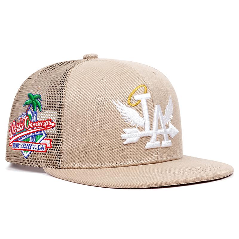 New Letter Wing Pattern Side Coconut Tree Embroidery Fashion High Quality Snapback Men's Versatile Casual Baseball Hat