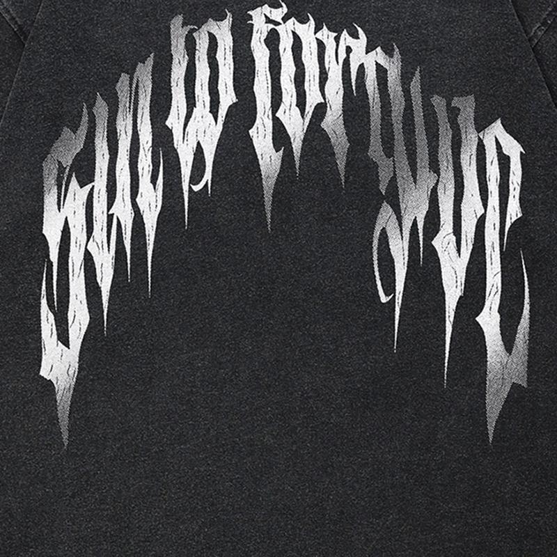 T-shirt unisex z grafiką i napisami Streetwear 2024