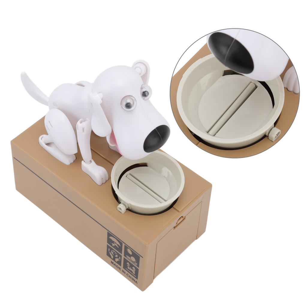 Dog Money Box Small Portable Innovative Cute Cartoon Puppy Coin Bank for Little Children Saving