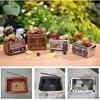 Retro Planter Pots, Cute Flower Planters Decorations, Radio Shaped Pots for Home Decor Indoor Outdoor (Recorder Flower Pot)