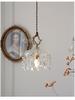 American Retro Crystal Chandelier for Hallway, Bedside, Balcony, and Cloakroom.