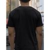 European sizes Men'S Summer Casual Sports T-Shirt - Soft, Breathable Blend, Loose Fit, White/Black, Regular Fit Crew Neck, Street Style Outfit