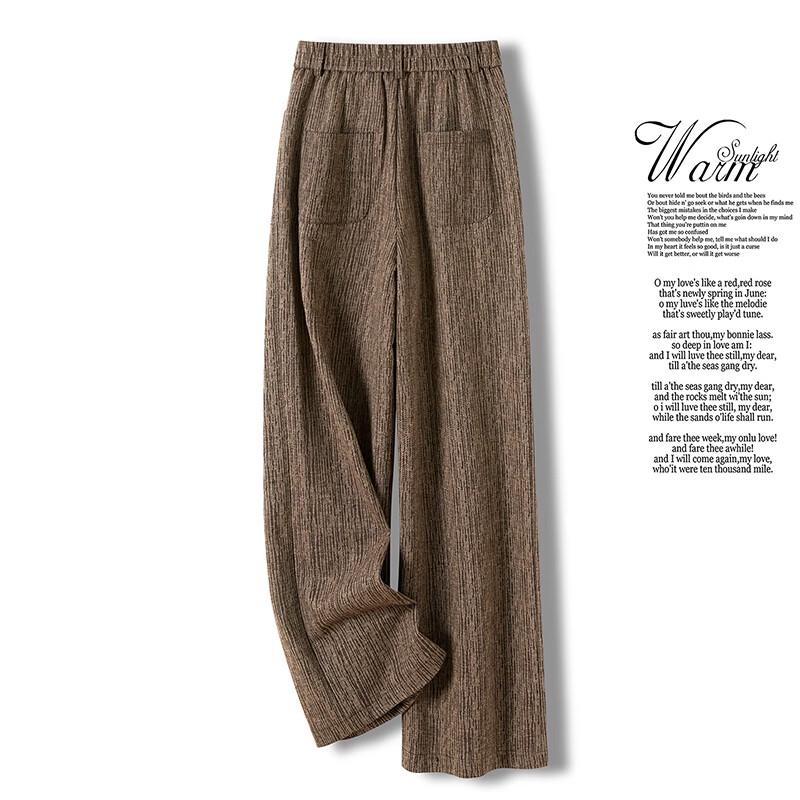Women's High-Waisted Wide-Leg Commuter Trousers