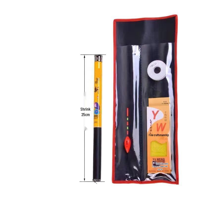 Compact Telescopic Fishing Rod - Mini Portable Fountain Pen Design
