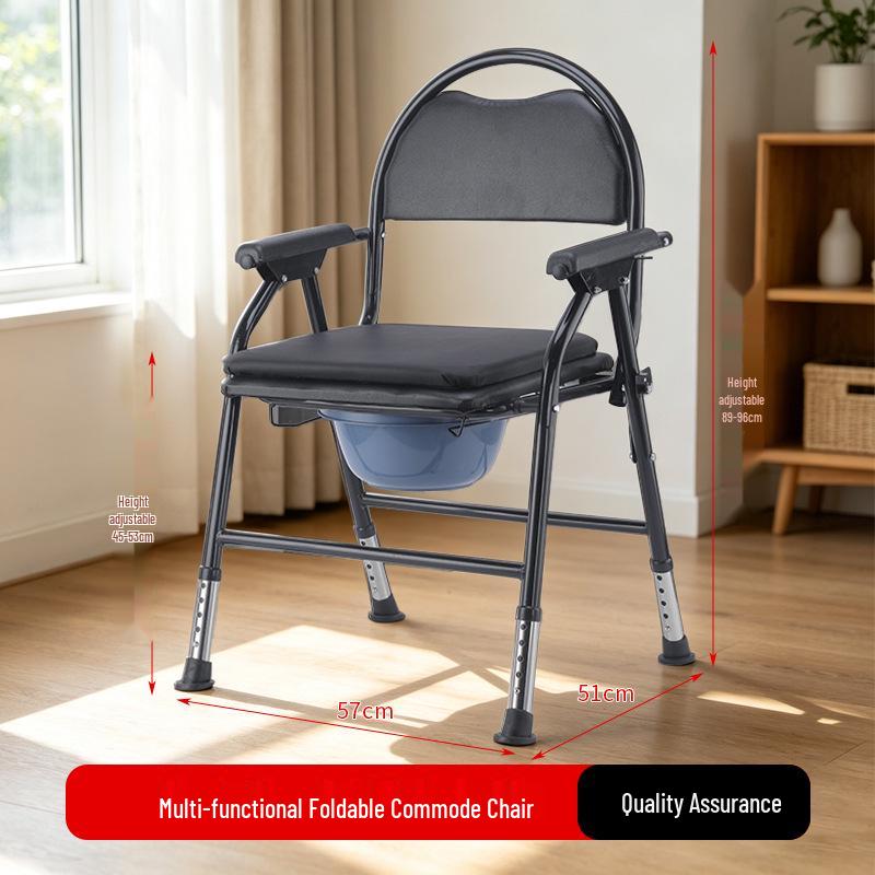 Postoperative Stable Non-slip Adjustable Toilet Stool for Elderly Rehabilitation Toilet Chair