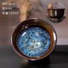 Cuptor chinezesc Schimbare ceașcă de ceai din ceramică Jianzhan, ceașcă de ceai cu glazură retro Temmoku, ceramică albastră, bol de ceai pentru acasă, ceai, cești master