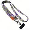 Laccetto per Cellulare Vintage Bohemien con Cinturino Regolabile al Collo Anti-Perdita con Clip Universale per Custodia iPhone