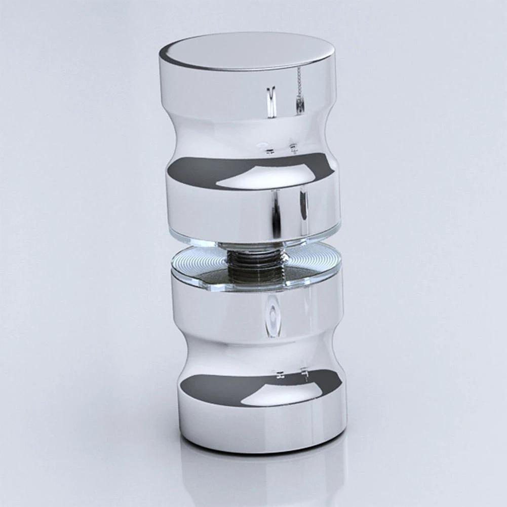 Home Bathroom Shower Door Handle Knob Single Groove Aluminum Alloy Chrome Plated Door Knob Shower Cabinet Handle Doorknobs