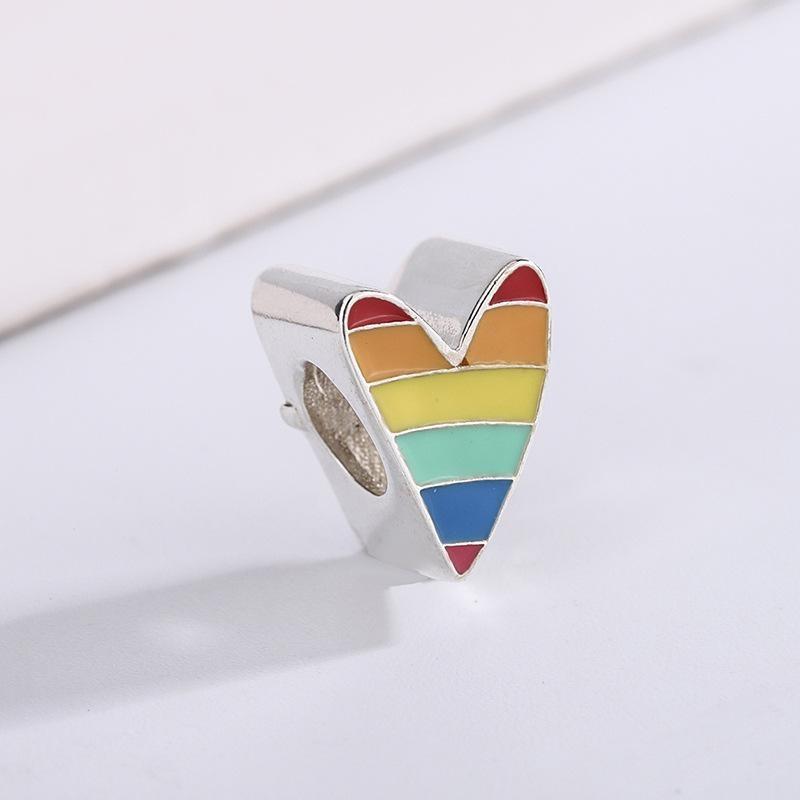 Copper Plated Cz Herocross Cartoon Rabbit Charm Family Mother Beads Stopper Fit Original European Bracelet Jewelry