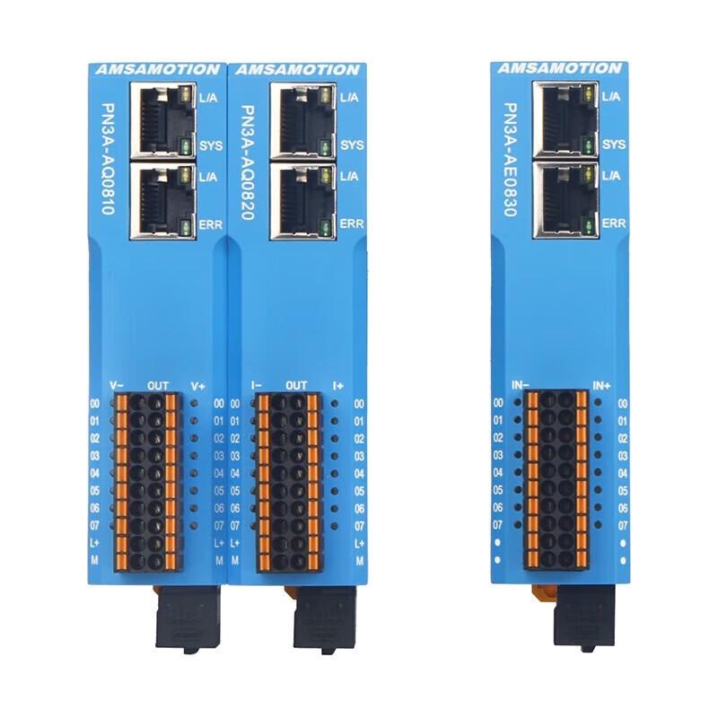 AEMOXUN Profinet Remote I/O Module with Built-in Dual-Port Switch