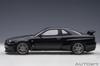 AUTOart 1/18 Scale Nissan Skyline GT-R (R34) V-Spec II Black Pearl Finished Model 77407