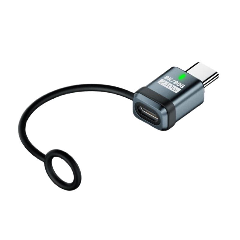

Dense Metal USB4.0 Converter 80Gbps Super Fast Transmission Universal Compatibility Stable Connection for Work Travel