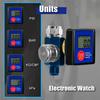 1/4" Spray Gun Digital Paint Air Pressure Regulator Gauge Water Trap Filter Tool