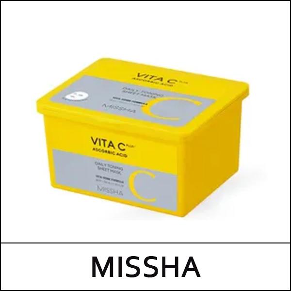 

[МИША] (л.с.) Маска для лица Vita C Plus для ежедневного тонизирования 30 шт.(350мл)