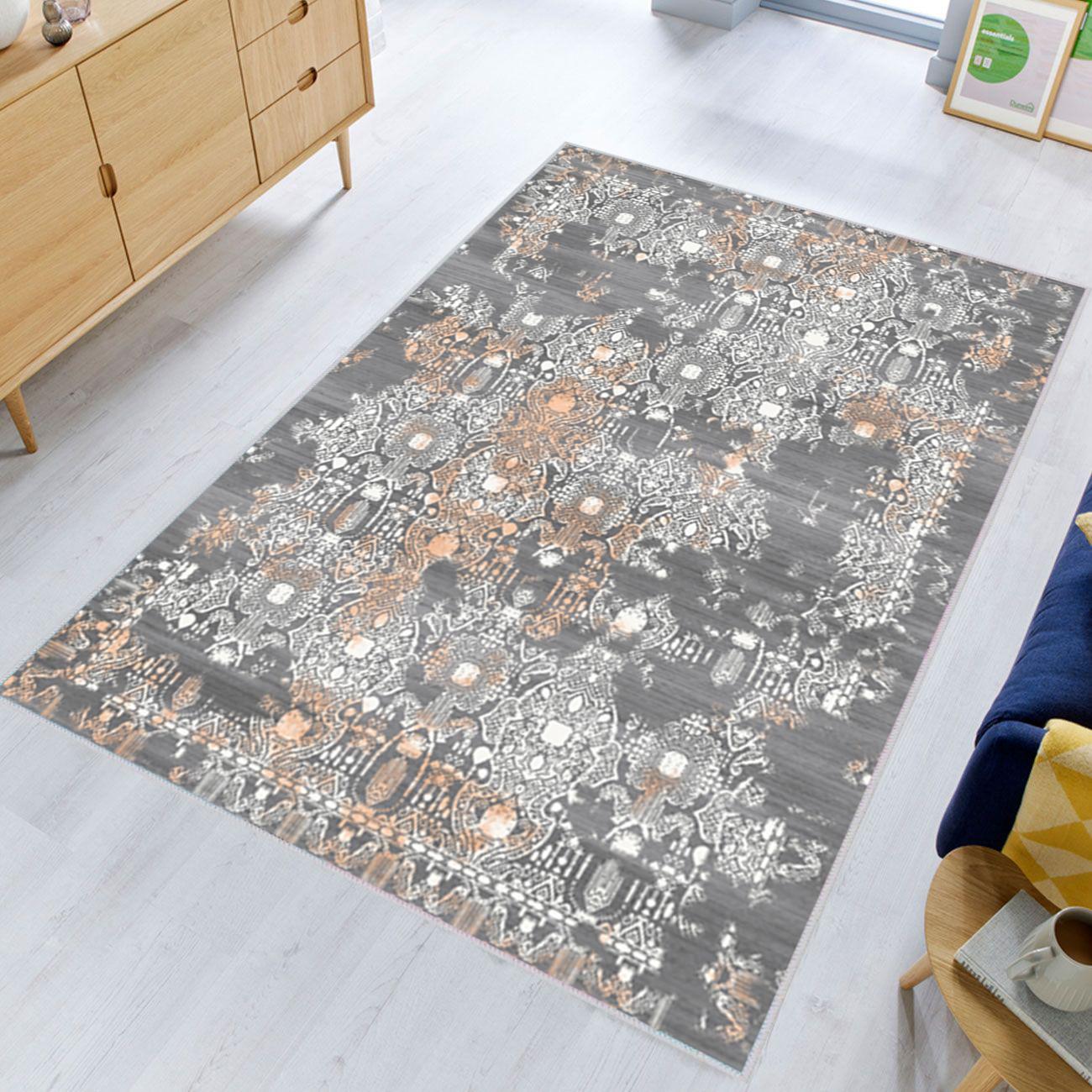 

Rovigo Home Моющийся ковер с принтом RVGHOME1518-HY945 50X80 серый