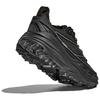 HOKA ONE ONE Stinson One7 Trail Running Shoes Unisex Black Silver 1168931-BKSV